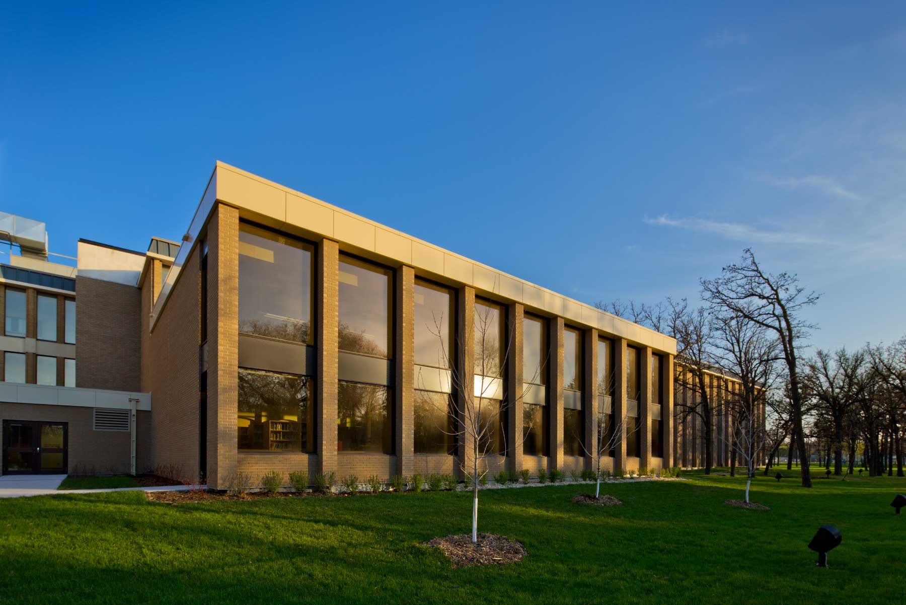 Exterior view of Durocher Library at St. Mary's Academy.