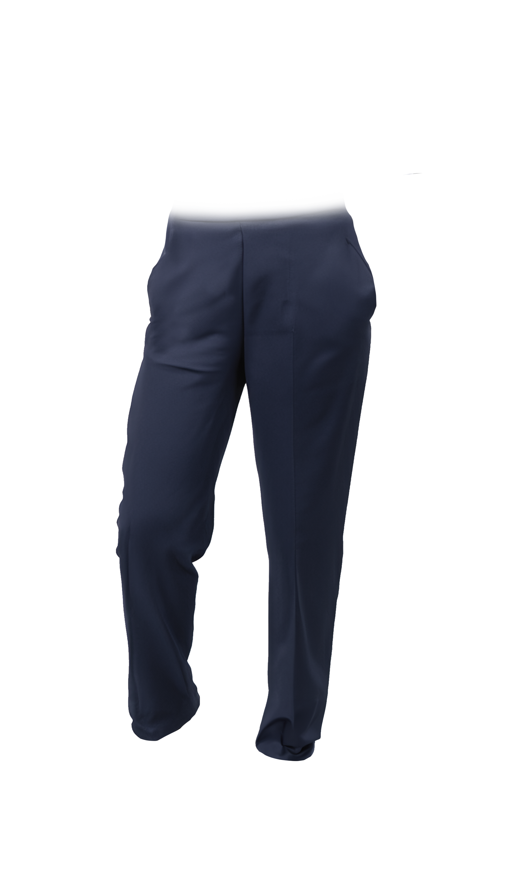 A pair of black slacks.